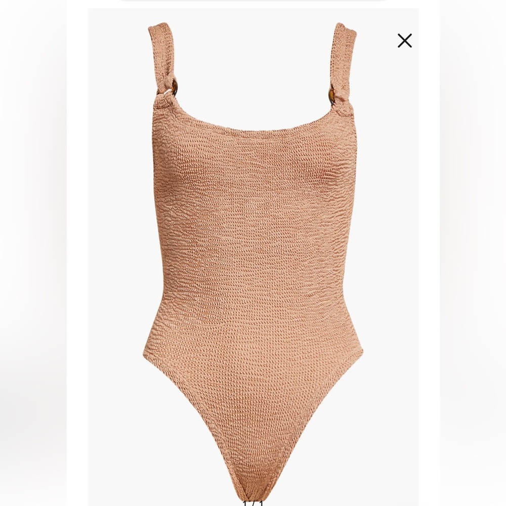 Hunza G Domino one piece - Metallic Cocoa-
one size fits all